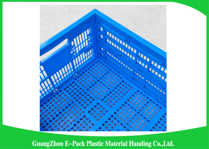 Virgin PP Black Plastic Storage Boxes , Recyclable Collapsible Plastic Containers