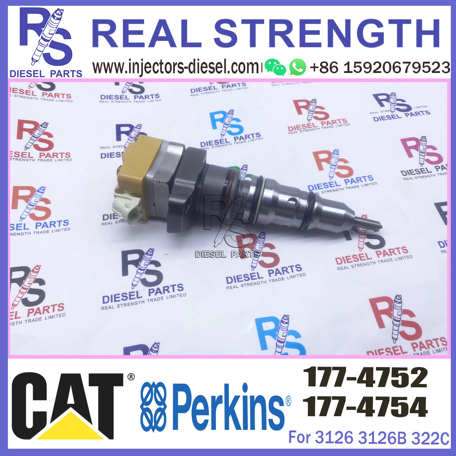 Common Rail Fuel Injector 1774752 177-4752 For 325C E325C Excavator 128-6601