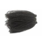 Afro Kinky Curly Hair Peruvian Virgin Human Hair Bundles Full Density No Lice No