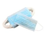 Soft Biodegradable Disposable Earloop Mask , Superfine Fiber Material Medical