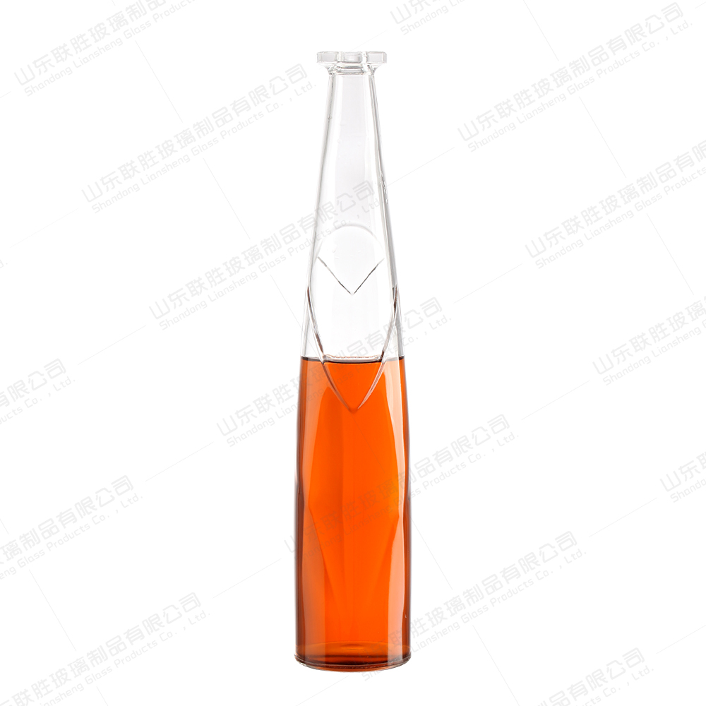 800ml 1000ml Glass Wine Bottle for Gin Vodka Rum Tequila Glass Collar and Body Material