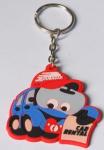 Cute Pvc Rubber Keychain For Kids , Any Shape 3d Keychains Custom
