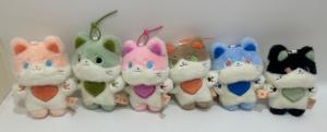 Quality Raccoon Plush Stuffed Animal Toys, 6 Colors Stuffed Animals Keychain Kawaii Home Decorations Birthday Gifts for Kids wholesale