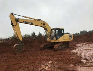 Quality komatsu used condition pc200-7 excavator with chain/ japan 20ton excavator with original paint wholesale