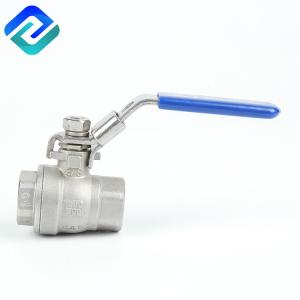 Quality 1000wog stainless steel 2-pc 4 inch ball valve wholesale