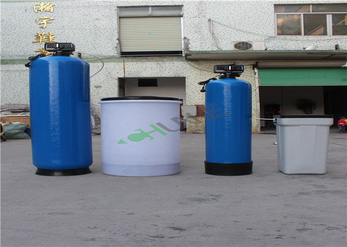 Blue FRP RO Plant Reverse Osmosis Water Softener Ion Exchange System