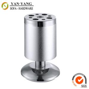 Quality 80mm high durable silver sand metal legs metal adjustable furniture cabinet legs SL-198 wholesale
