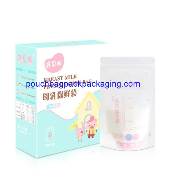 Thermal sensor Breast Milk Storage bag, 100 ml 85 x 150 + 60 mm breast milk