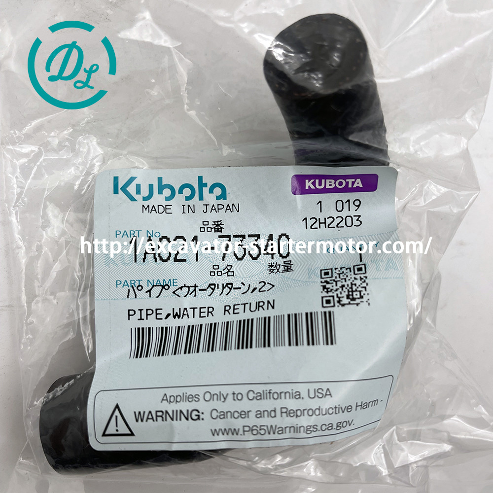 Excavator Engine Parts Water Pipe Return 1A021-73340 Kubota KX161-3