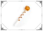 Orange Pyrex Glass Oil Burner Mini Bong Oil Burning Pipe 5.5 Inches