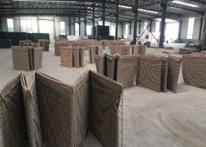 Quality Square Defense Bastion , Welded Mesh 0.3mm Military Sand Wall wholesale