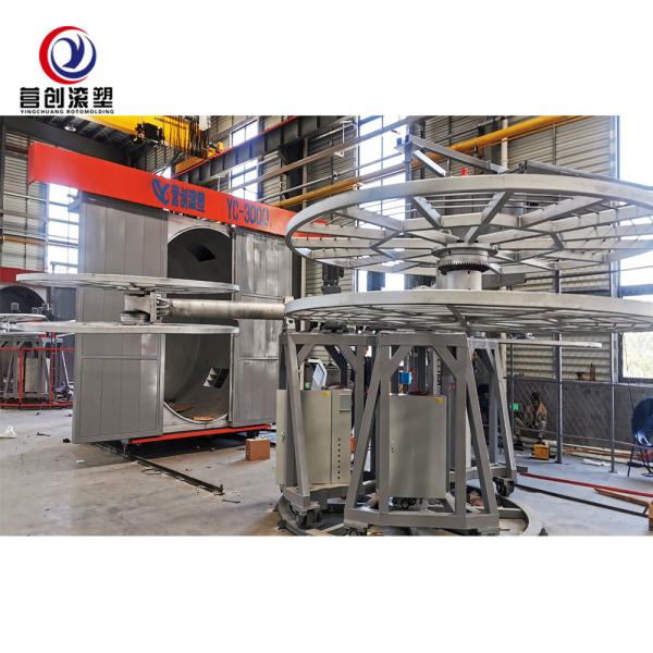 muti-arms carrousel type rotational molding machine Water tank container