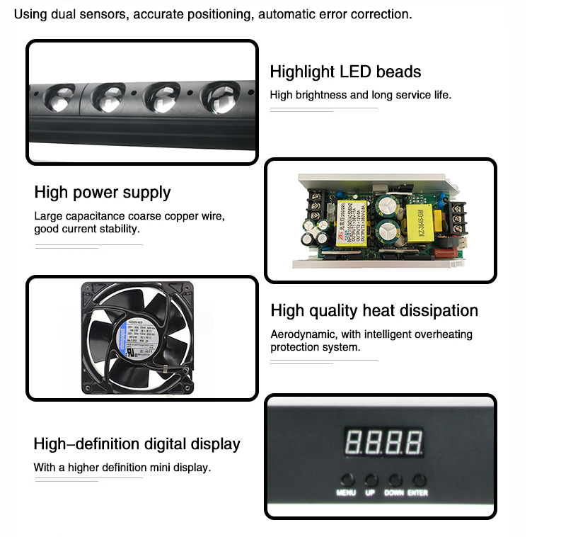 50000 Hours Working Lifetime 10*40w 4in1 LED Beam Moving Head Light for Stage DJ Wedding