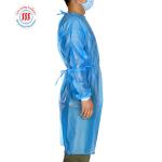 OEM Laboratory PPE Medical Gown PP PE Coated Disposable Safety Clothing