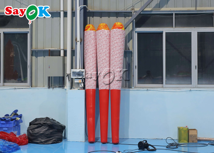 Giant Inflatable 3m 10ft Inflatable Sports Games Competitions Challenge Fun Torch