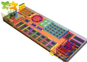 Quality Jumping Popular Trampoline Park Equipment Regularly Replace Parts Electrostatic Coating wholesale