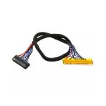 32 AWG Universal LVDS Cable , 30 Pin Motherboard Cables For LCD Panel Controller