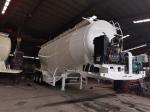 CCC Bulk Cement Trailer , 3 Axle Fly Ash Tanker Trailer