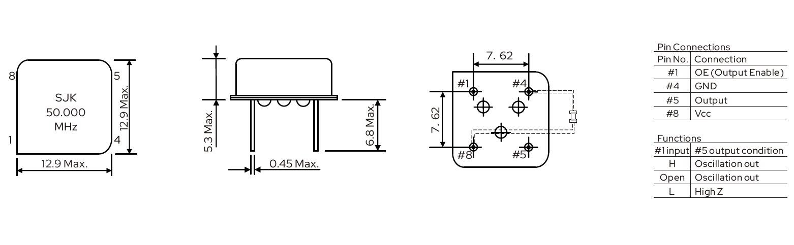 DIP8-Crystal-Oscillator-Dimension