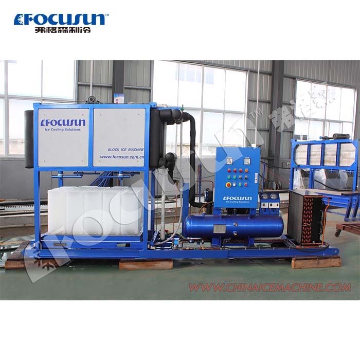 1T Block Ice Machine with Other Ice Storage Capacity and Condition from Focusun