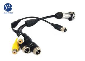 Quality 5 Pin BNC DC 4 Channel Reversing Camera Extension Cable wholesale