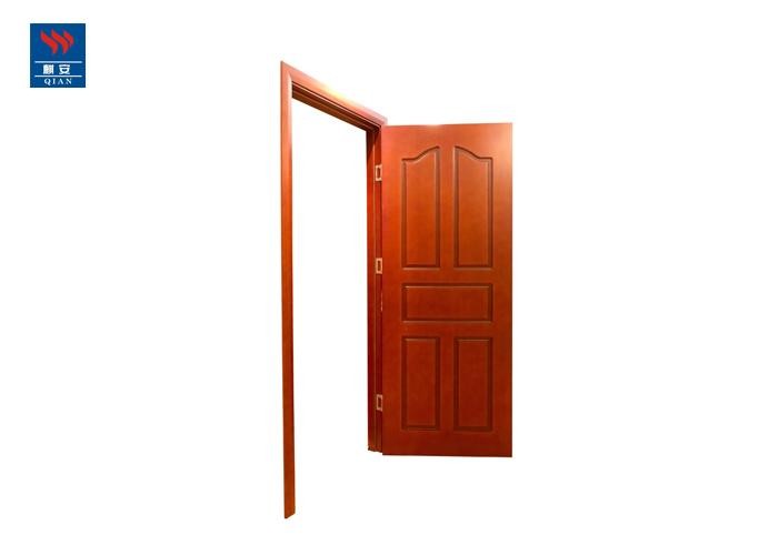 Apartment Bathroom Soundproof Fireproof PVC Wood Door