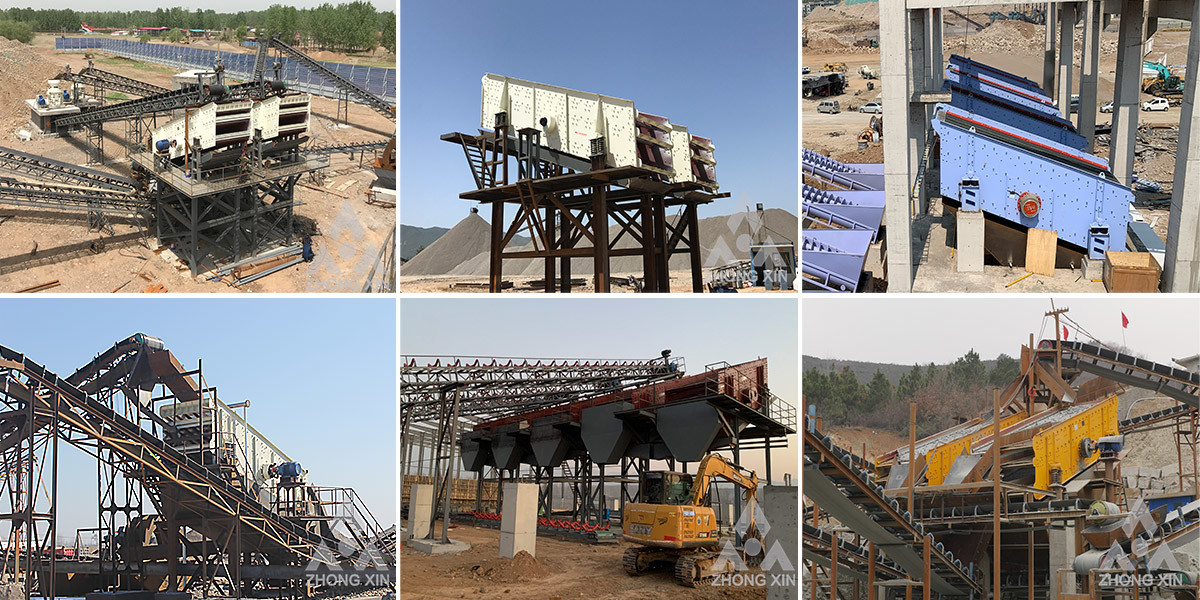 Zhongxin vibrating screen,stone screen,vibrating sieve machine