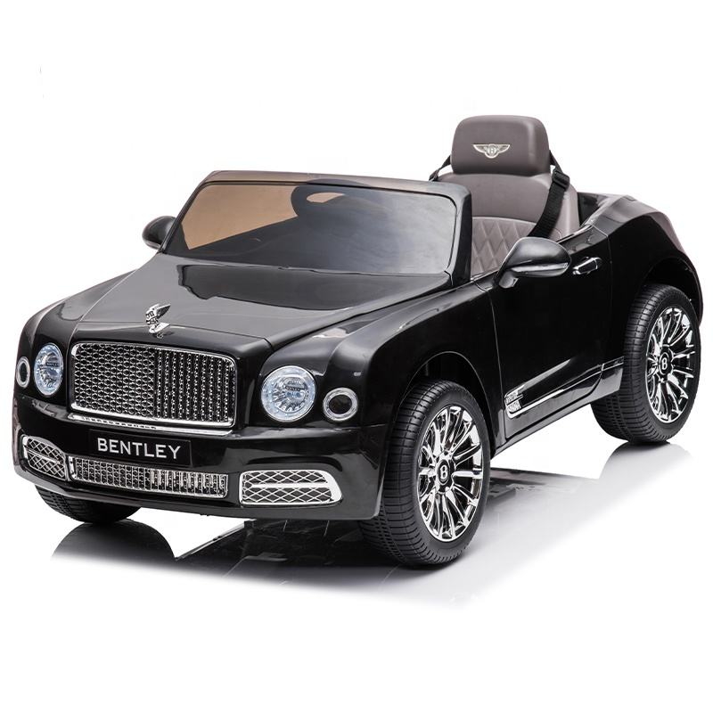 12V Battery Operated Licensed Ride On Car with Remote Control and Leather Seat
