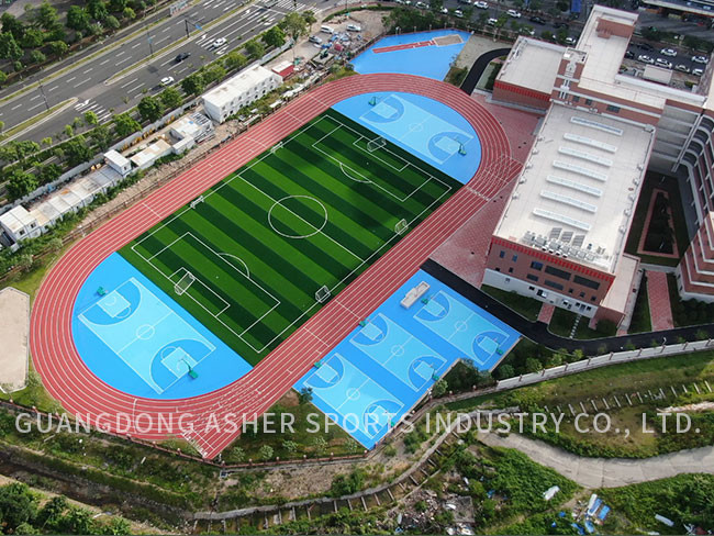 Weather Resistant Sandwich System Running Track