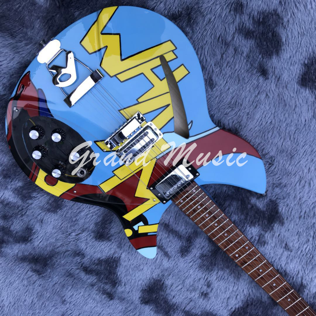 Custom Paul Weller PW WHAAM Rick 330 Tribute Electric Guitar Ricken 330 TPP Electric Guitar