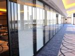 Soundproof Commercial Glass Partitions Operable Glass Wall Systems Customizable