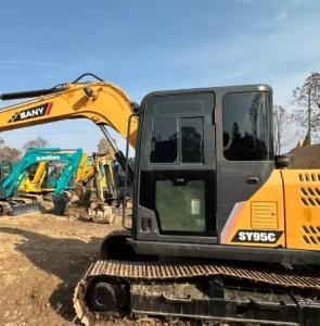 Quality 10000 KG Second Hand Excavator Sany95 With Durable Bearing Components 9.5ton wholesale