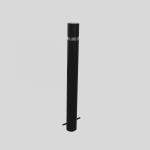 Ground Installation Outdoor Bollard , Flexible Traffic Bollards Removable