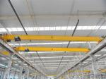 FEM 5Ton Single Beam European Overhead Crane With Trolley Yellow Painting