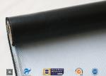 Black Silicone Coated Fiberglass Fabric For Thermal Insulation Blanket