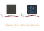 High Definition 6mm Outdoor LED Display Module / Full Color Waterproof LED