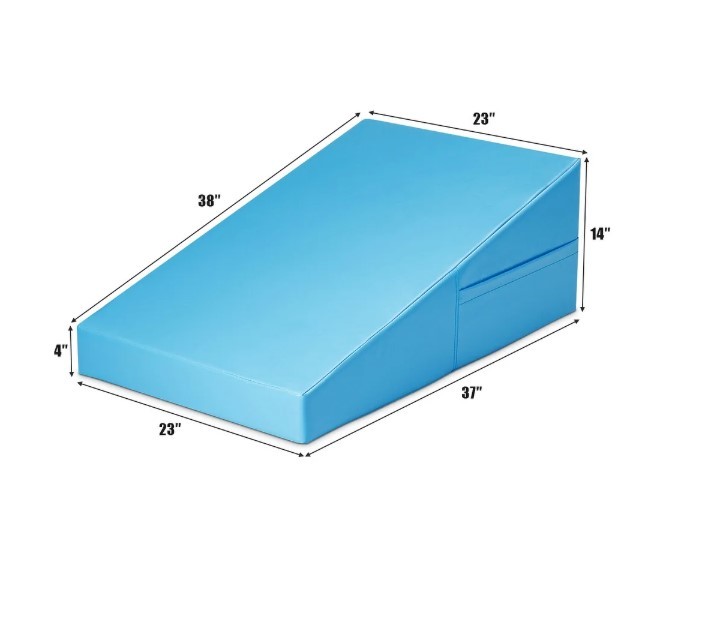 Suitable Angle Anti Slip Epe Foam Folding Gymnastics Incline Tumbling Mat
