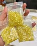 HPHT Lab Created Yellow Diamond Loose Cushion Cut 10 Mohs