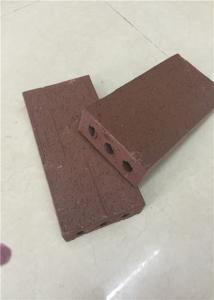 Quality Rough Face Dark Brown Clay Baking Brick For Walkway wholesale