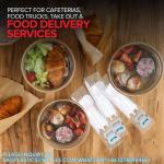 Individually Wrapped Plastic Cutlery Set With Napkin + Salt & Pepper Packets In