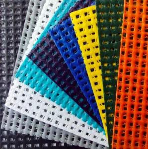 Quality 195gsm 230gsm 250gsm Plastic PVC Coated Mesh Fabric 250D/21*19 wholesale