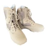 Oxford Cloth Genuine Leather High Cut Safety Boots for Men Hiking in Desert Top