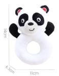 Cute Baby Animal Head Rattle Plush toys 14cm