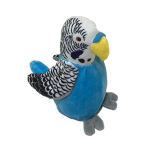 Quality 18cm 7.09in Battery Operated Talking Parrot Green Colour Teddy Bear 3A Battery wholesale