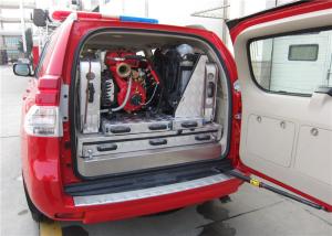 Quality V20D2S Hand Fire Pump Fire Service Vehicle , Toyota Chassis Fire Pumper Truck wholesale