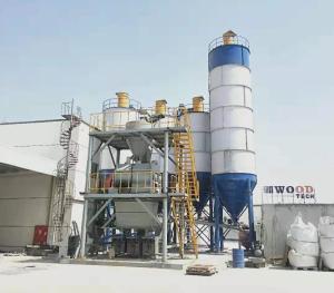 Quality 10 - 30T Per Hour Dry Mortar Equipment Electric Mortar Mixer Steel Material wholesale