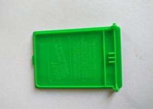 Quality Green Cover Injection Molded Plastic Parts PP Material With Logo Printing Polishing Surface wholesale