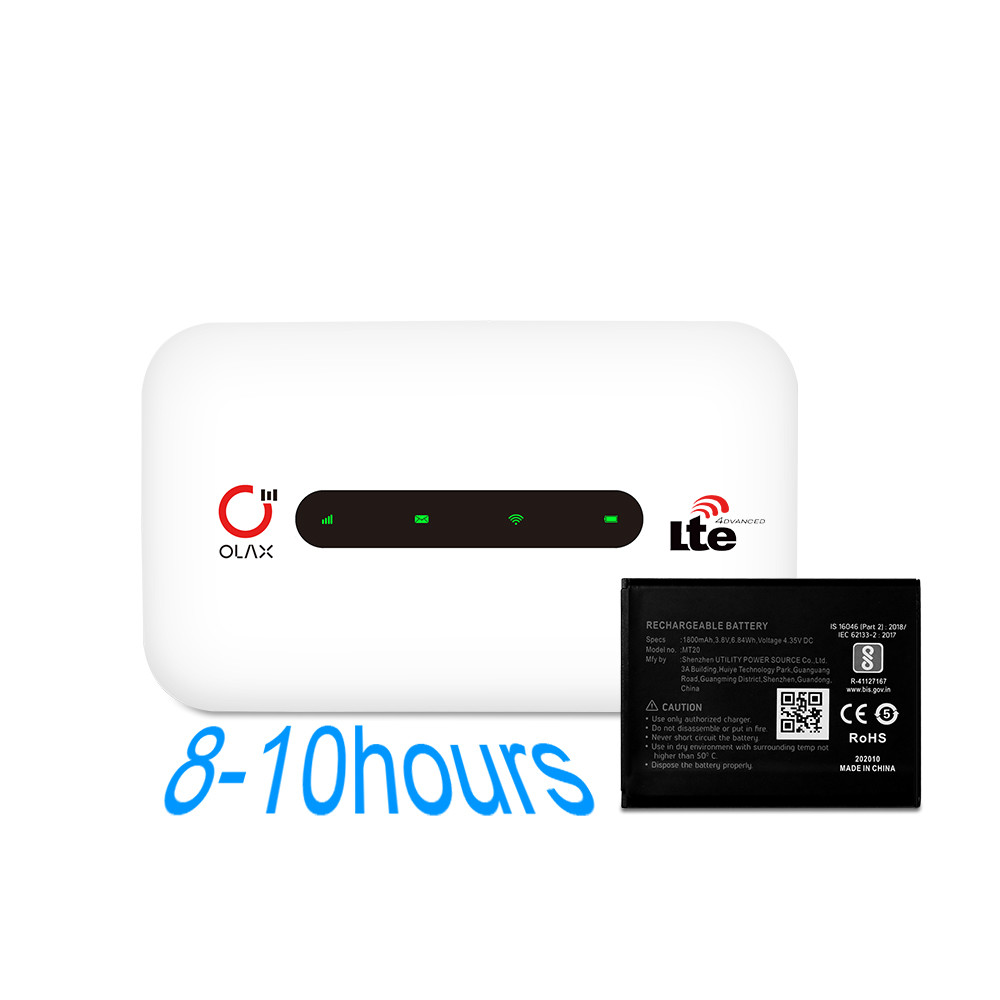 Manufacturers Outdoor OLAX MT20 Portable Mobile Hotspot Wireless Modem 4g lte With Sim Card Slot 4G Mobile Wifi Router
