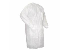 Quality Long Sleeve Disposable Plastic Lab Coats , Disposable Laboratory Coats Waterproof wholesale