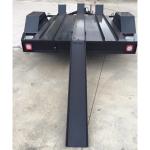 7x5 Three Track Motorcycle Transport Trailer , 2 Bike Motorcycle Trailer